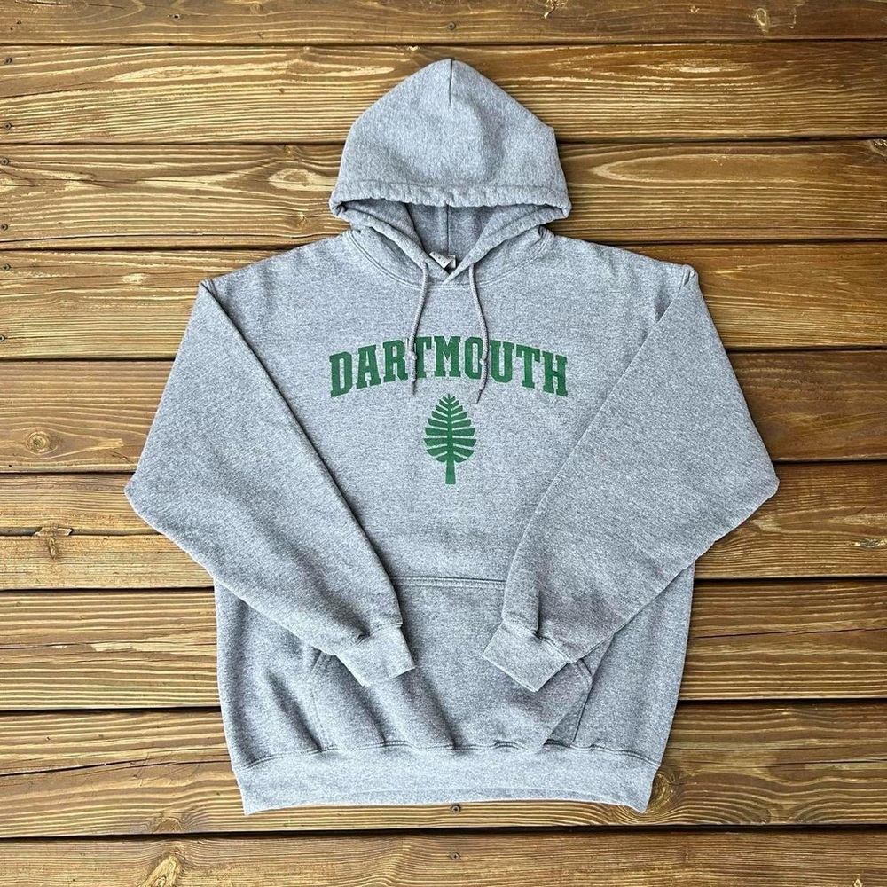 2010’s Dartmouth College Grey Ivy League Graphic Hoodie Sweatshirt